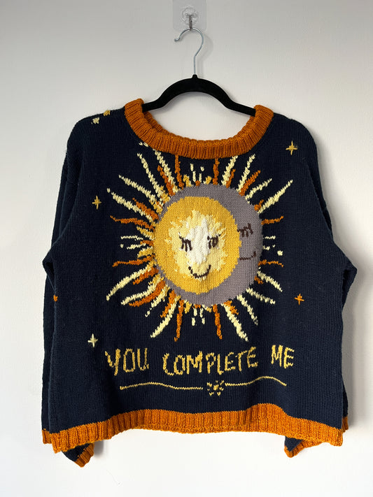 "You complete me" Sun jumper