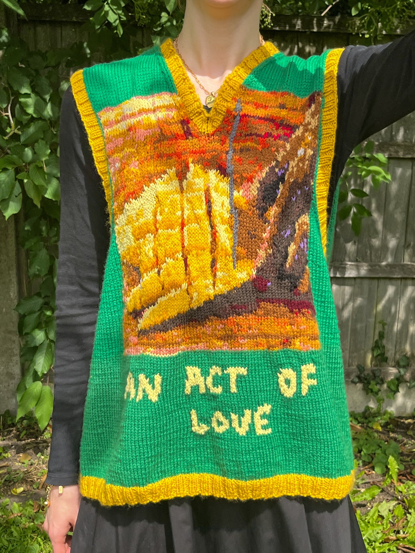 “An act of love” vest