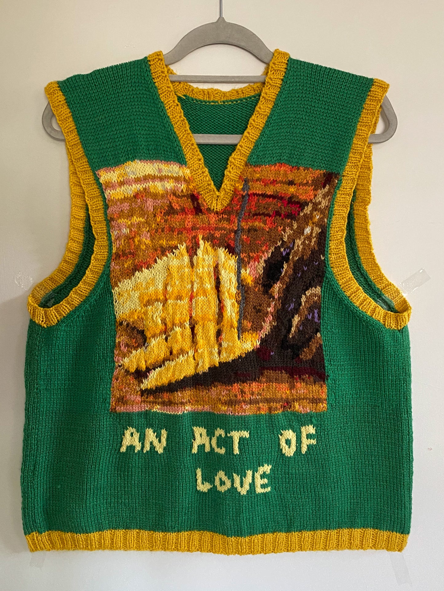 “An act of love” vest